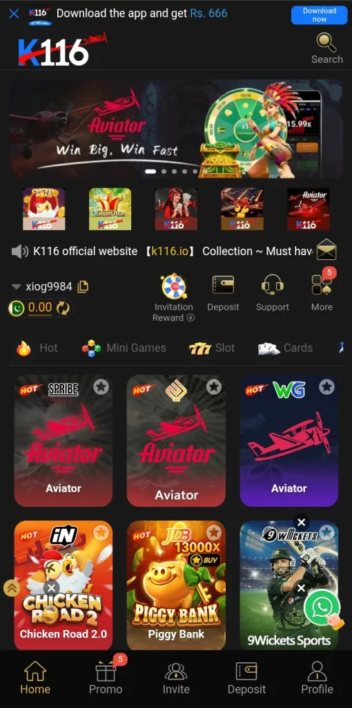 K116 Gaming Interface